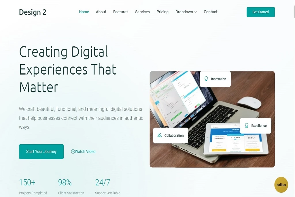 Website Design Demo 2 – Affordable small business website with SEO by Stanford Keen
