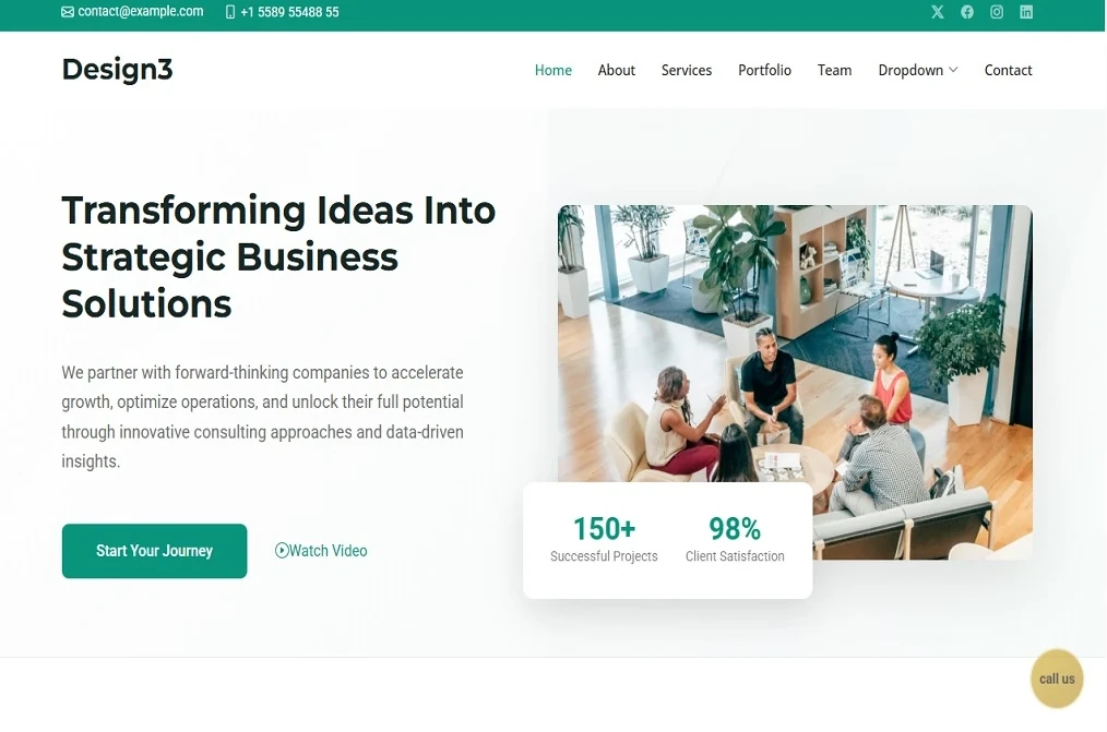 Website Design Demo 3 – Affordable small business website with SEO by Stanford Keen