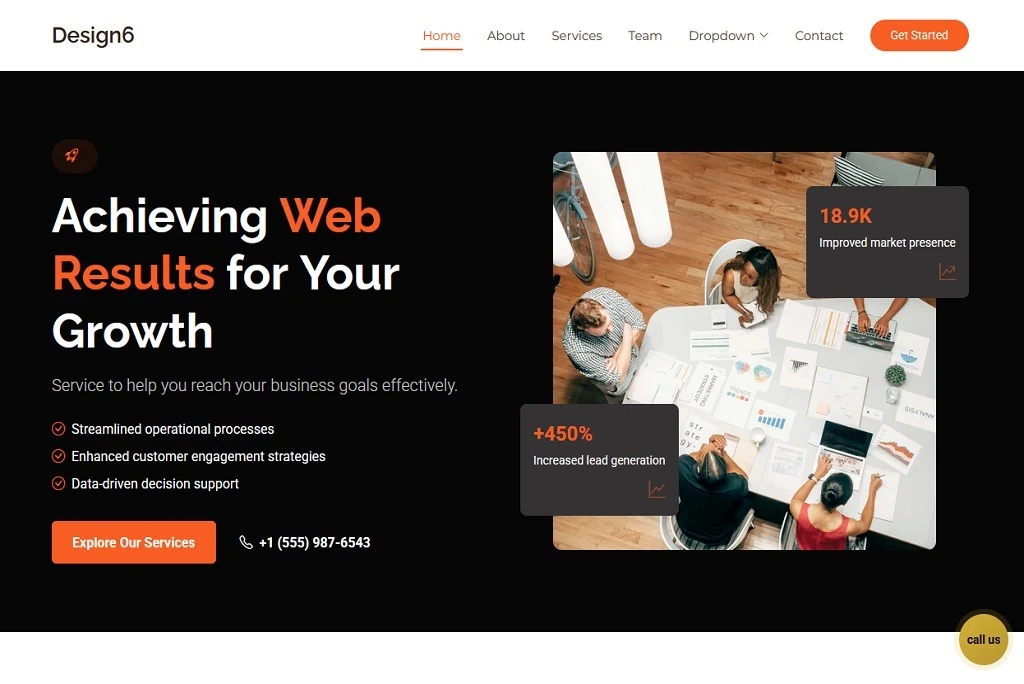Website Design Demo 6 – Affordable small business website with SEO by Stanford Keen
